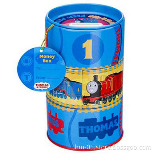 Christmas Gift Tin Can, CMYK Printing and Pantone Colors Available